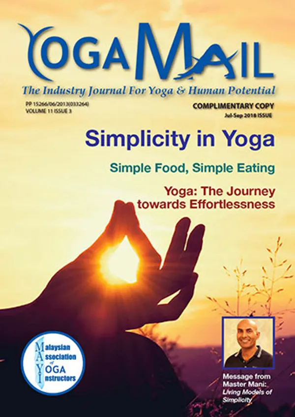 Yoga Mail Jul – Sep 2018 cover
