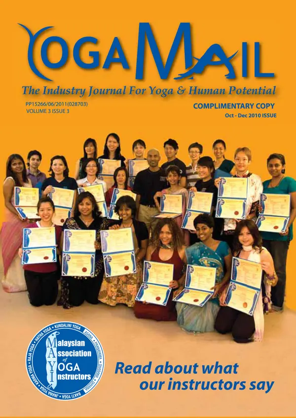 Yoga Mail Oct – Dec 2010 cover